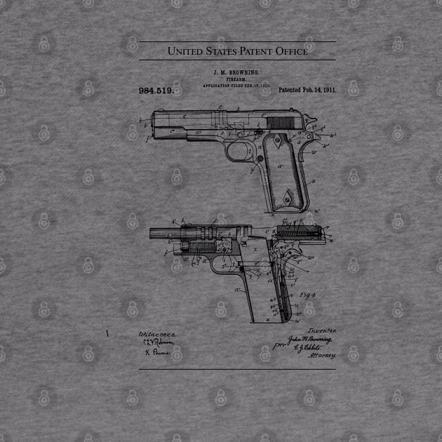 US Patent - Browning M1911 by Taylor'd Designs